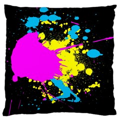 Splatter Splatter Standard Flano Cushion Case (one Side)