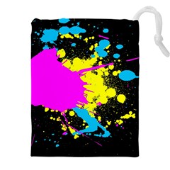 Splatter Splatter Drawstring Pouch (4xl) by ExtraGoodSauce