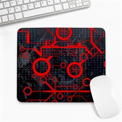 Tech - Red Large Mousepads by ExtraAwesomeSauce