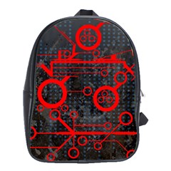 Tech - Red School Bag (large)