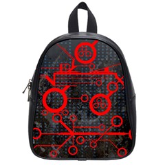 Tech - Red School Bag (small)