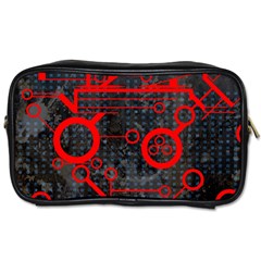 Tech - Red Toiletries Bag (two Sides)