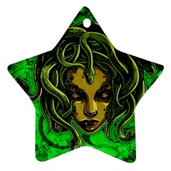 Medusa Star Ornament (two Sides)