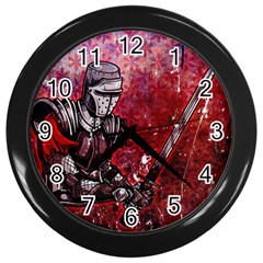 Knight Wall Clock (black) by ExtraGoodSauce