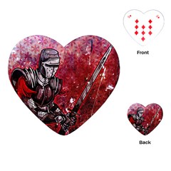 Knight Playing Cards Single Design (heart) by ExtraGoodSauce