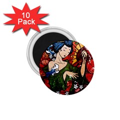 Geisha Geisha 1 75  Magnets (10 Pack)  by ExtraGoodSauce