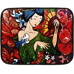 Geisha Geisha Double Sided Fleece Blanket (mini)  by ExtraGoodSauce