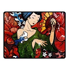 Geisha Geisha Fleece Blanket (small) by ExtraGoodSauce