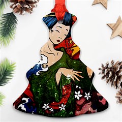 Geisha Geisha Ornament (christmas Tree)  by ExtraGoodSauce