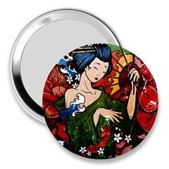 Geisha Geisha 3  Handbag Mirrors by ExtraAwesomeSauce