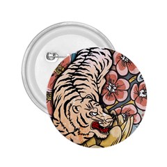 White Tiger 2 25  Buttons by ExtraAwesomeSauce