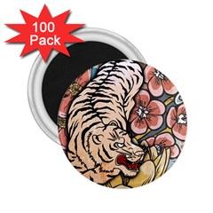 White Tiger 2 25  Magnets (100 Pack)  by ExtraGoodSauce