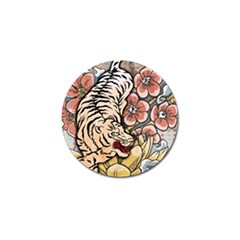 White Tiger Golf Ball Marker (4 Pack) by ExtraGoodSauce