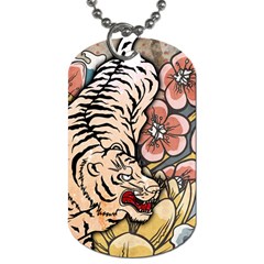 White Tiger Dog Tag (two Sides) by ExtraAwesomeSauce