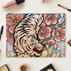 White Tiger Cosmetic Bag (xl) by ExtraGoodSauce