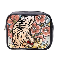 White Tiger Mini Toiletries Bag (two Sides) by ExtraGoodSauce