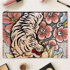 White Tiger Cosmetic Bag (xxxl) by ExtraGoodSauce