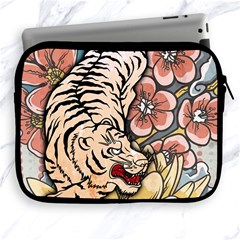 White Tiger Apple Ipad 2/3/4 Zipper Cases by ExtraGoodSauce