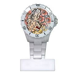 White Tiger Plastic Nurses Watch by ExtraAwesomeSauce