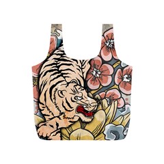 White Tiger Full Print Recycle Bag (s)