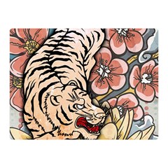 White Tiger Double Sided Flano Blanket (mini)  by ExtraAwesomeSauce