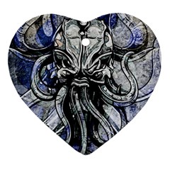 Kraken Heart Ornament (two Sides) by ExtraGoodSauce