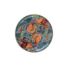 Chinese Phoenix Hat Clip Ball Marker (4 Pack) by ExtraAwesomeSauce