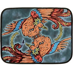 Chinese Phoenix Double Sided Fleece Blanket (mini)  by ExtraGoodSauce