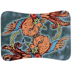 Chinese Phoenix Velour Seat Head Rest Cushion by ExtraGoodSauce