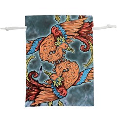 Chinese Phoenix  Lightweight Drawstring Pouch (xl) by ExtraAwesomeSauce