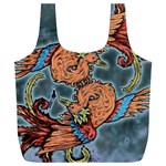 Chinese Phoenix Full Print Recycle Bag (XXXL) Front