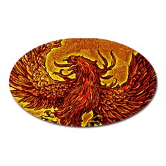 Phoenix Rising Oval Magnet