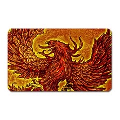 Phoenix Rising Magnet (rectangular) by ExtraAwesomeSauce