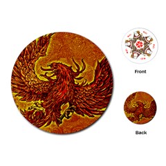 Phoenix Rising Playing Cards Single Design (round) by ExtraGoodSauce