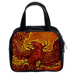 Phoenix Rising Classic Handbag (two Sides) by ExtraGoodSauce