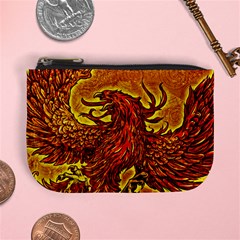 Phoenix Rising Mini Coin Purse by ExtraGoodSauce