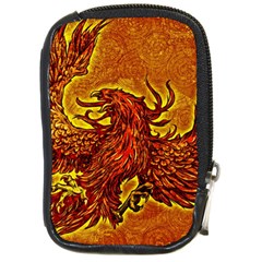 Phoenix Rising Compact Camera Leather Case by ExtraGoodSauce