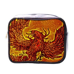 Phoenix Rising Mini Toiletries Bag (one Side) by ExtraGoodSauce