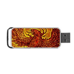 Phoenix Rising Portable Usb Flash (one Side) by ExtraAwesomeSauce