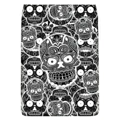 Sugar Skulls Bw Removable Flap Cover (l) by ExtraGoodSauce