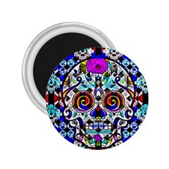 Sugar Skull Pattern 2 2 25  Magnets by ExtraGoodSauce