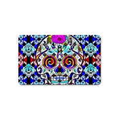 Sugar Skull Pattern 2 Magnet (name Card) by ExtraGoodSauce