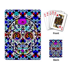 Sugar Skull Pattern 2 Playing Cards Single Design (rectangle) by ExtraGoodSauce