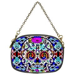 Sugar Skull Pattern 2 Chain Purse (one Side) by ExtraGoodSauce