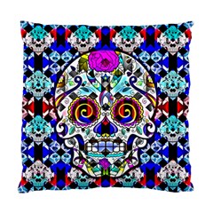 Sugar Skull Pattern 2 Standard Cushion Case (one Side) by ExtraGoodSauce