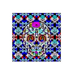 Sugar Skull Pattern 2 Satin Bandana Scarf by ExtraGoodSauce