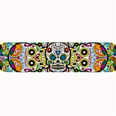 Sugar Skulls Pattern Large Bar Mats by ExtraGoodSauce