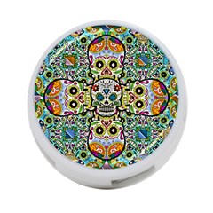 Sugar Skulls Pattern 4-port Usb Hub (one Side) by ExtraAwesomeSauce