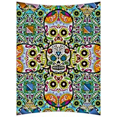 Sugar Skulls Pattern Back Support Cushion by ExtraGoodSauce