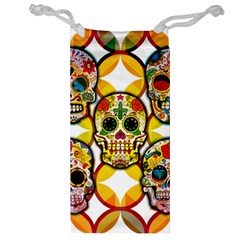 Sugar Skulls Jewelry Bag by ExtraGoodSauce